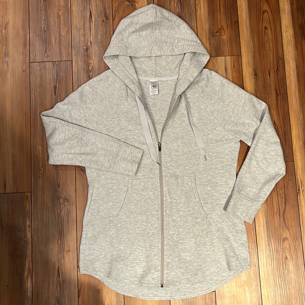 Tunic Length, Full Zip Hoodie